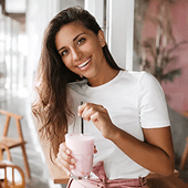 Woman with Shake