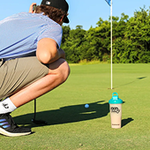 Man Crouching For Putt
