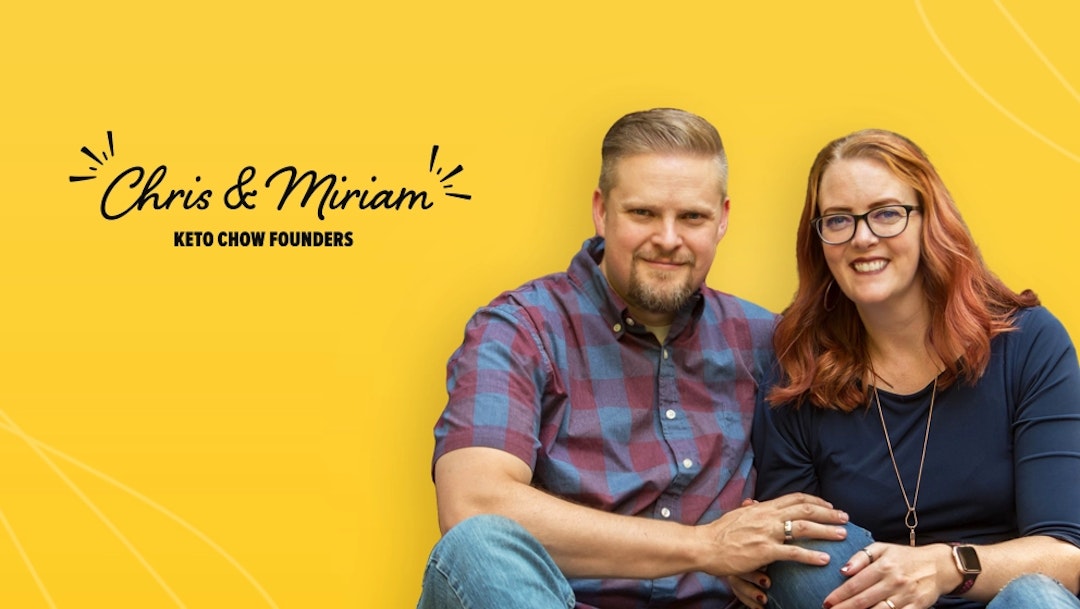 Keto Chow founders, Chris and Miriam Bair