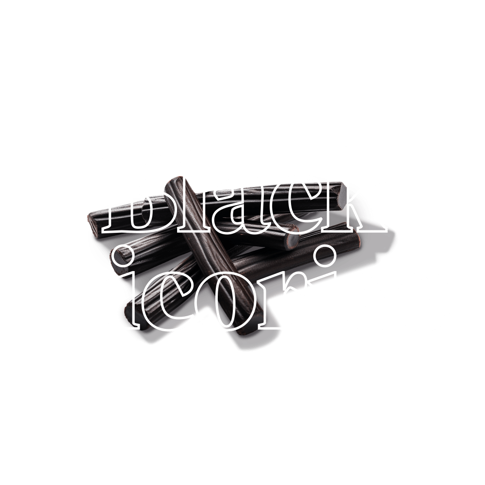 Keto Chow Black Licorice title with food name sake