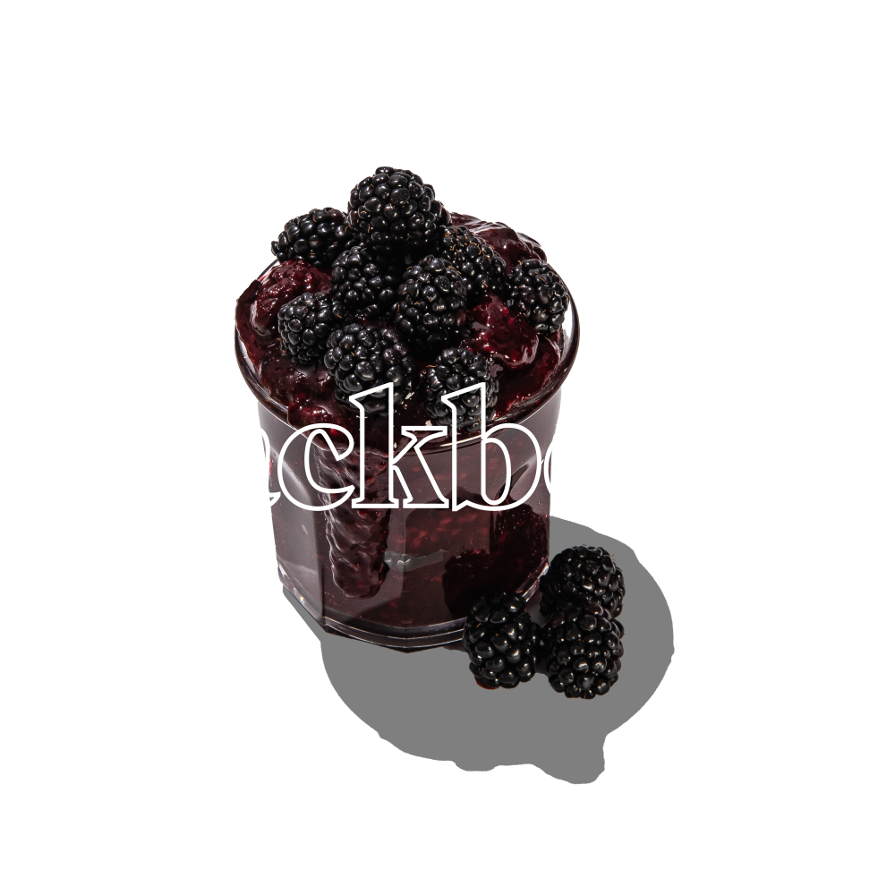 Keto Chow Blackberry title with food name sake