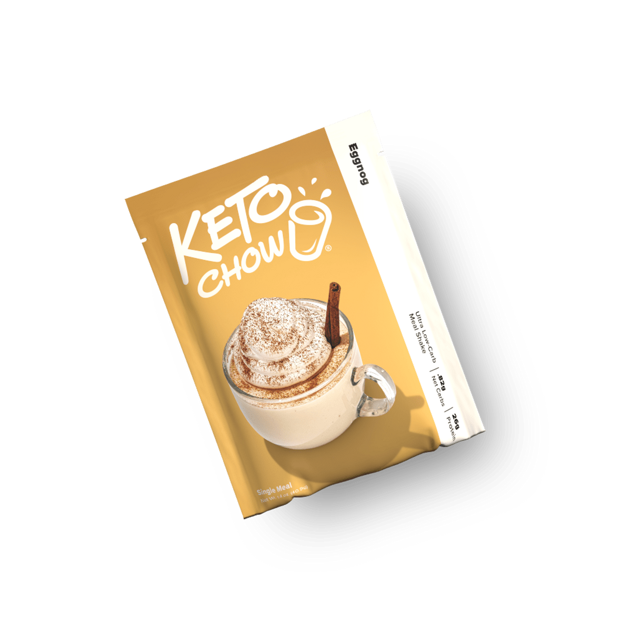 Image of the packaging for Eggnog Keto Chow