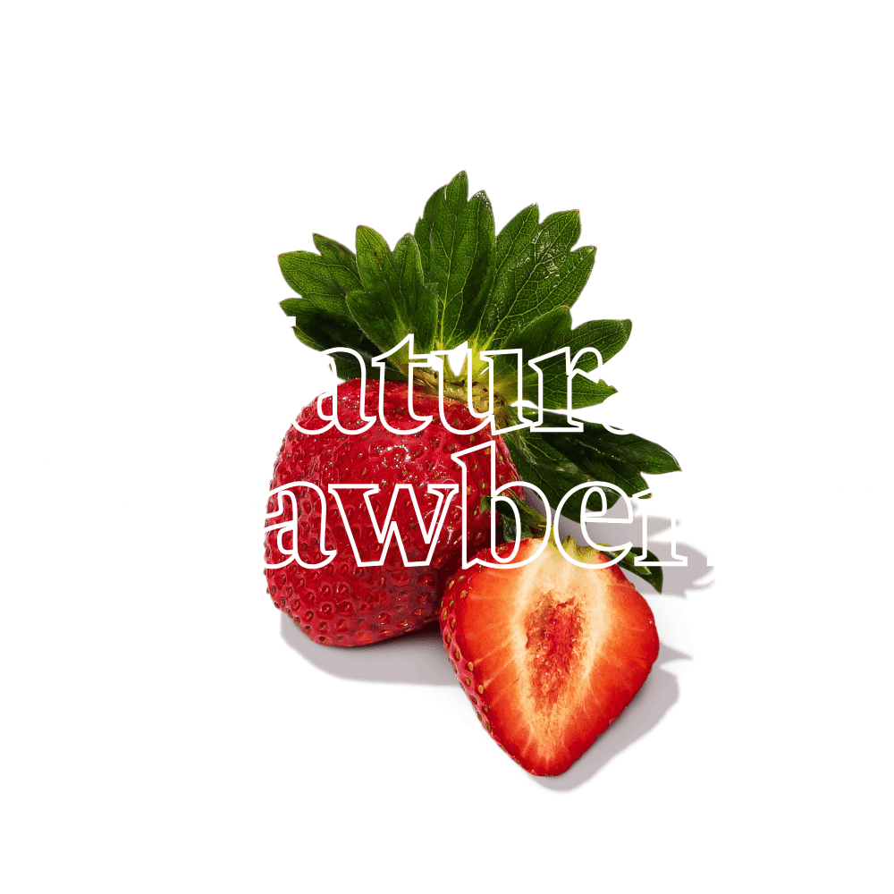 Keto Chow Natural Strawberry title with food name sake