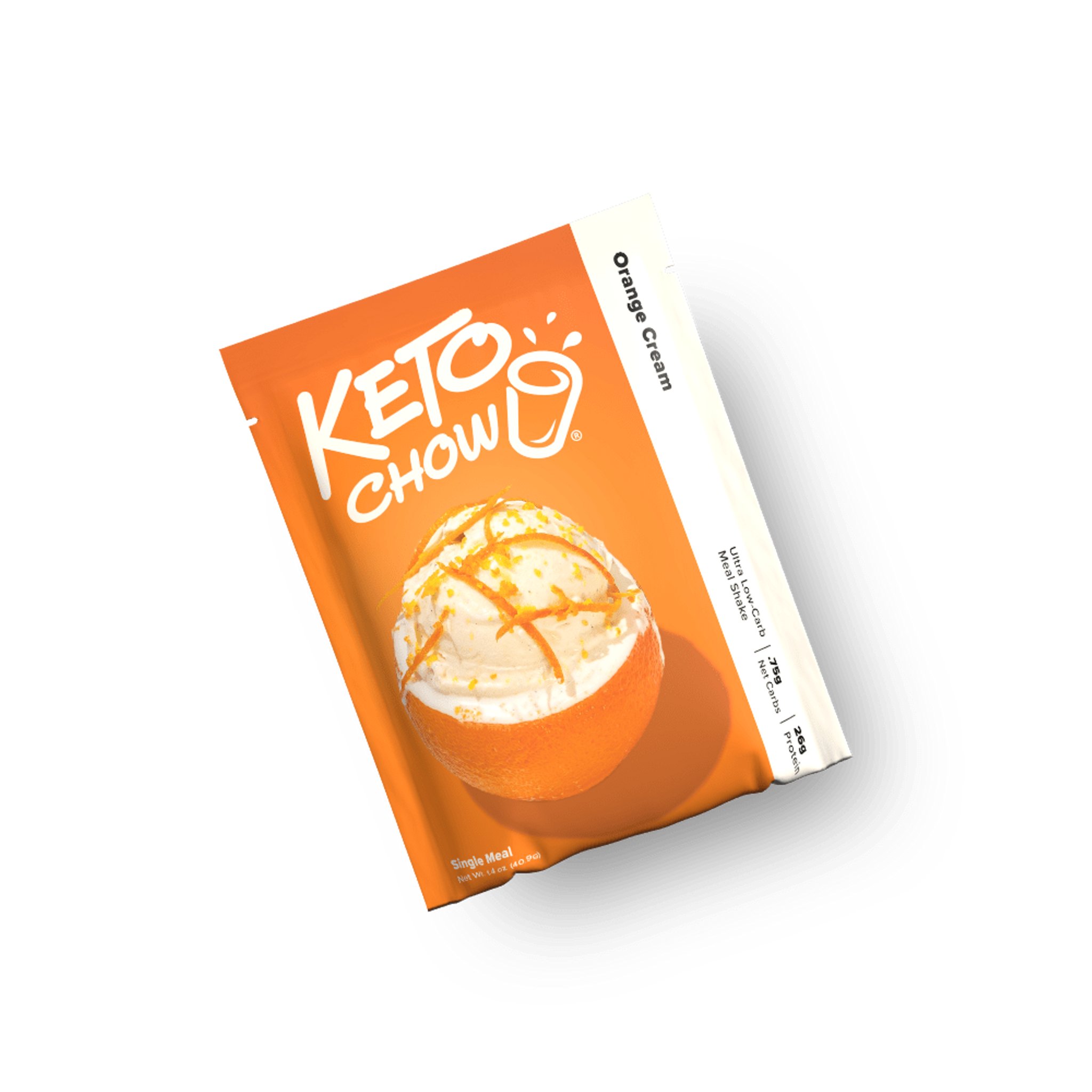 Image of the packaging for Orange Cream Keto Chow