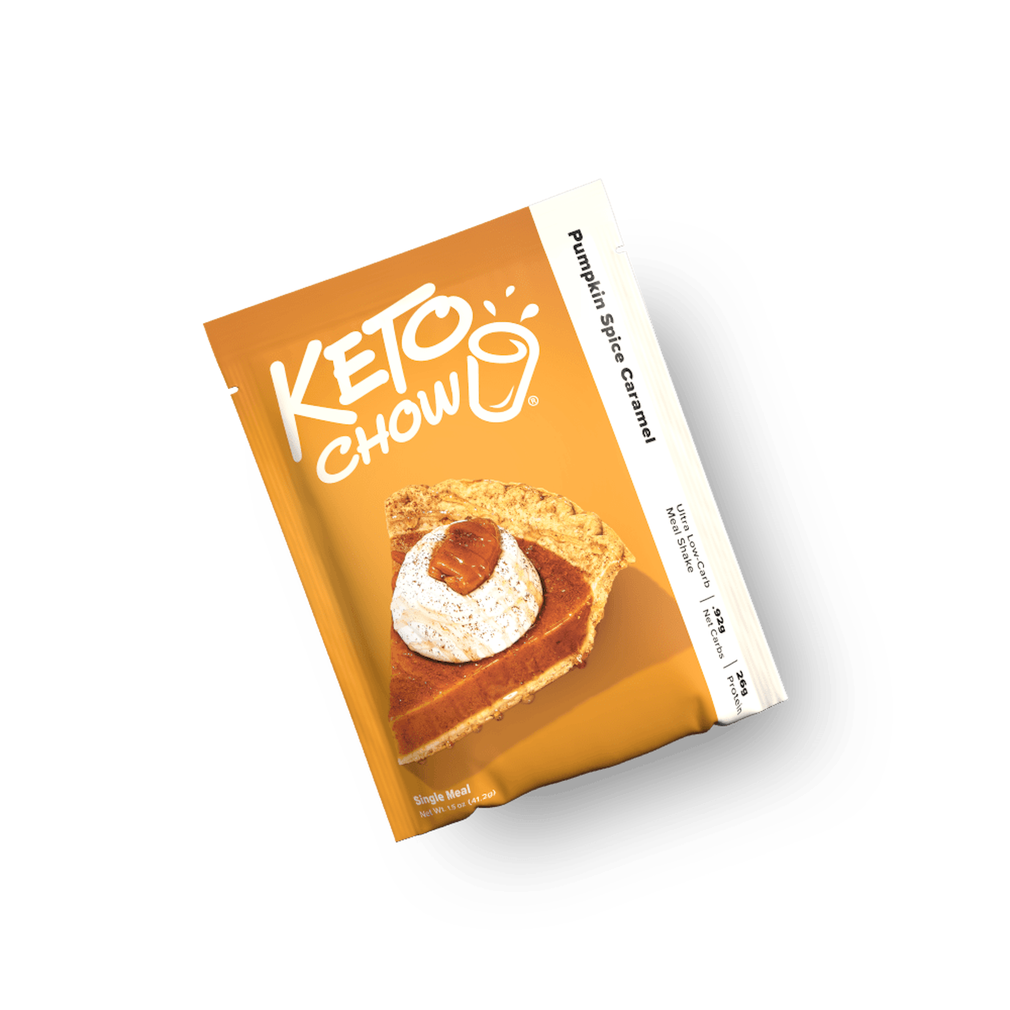 Image of the packaging for Keto Chow Pumpkin Spice Caramel