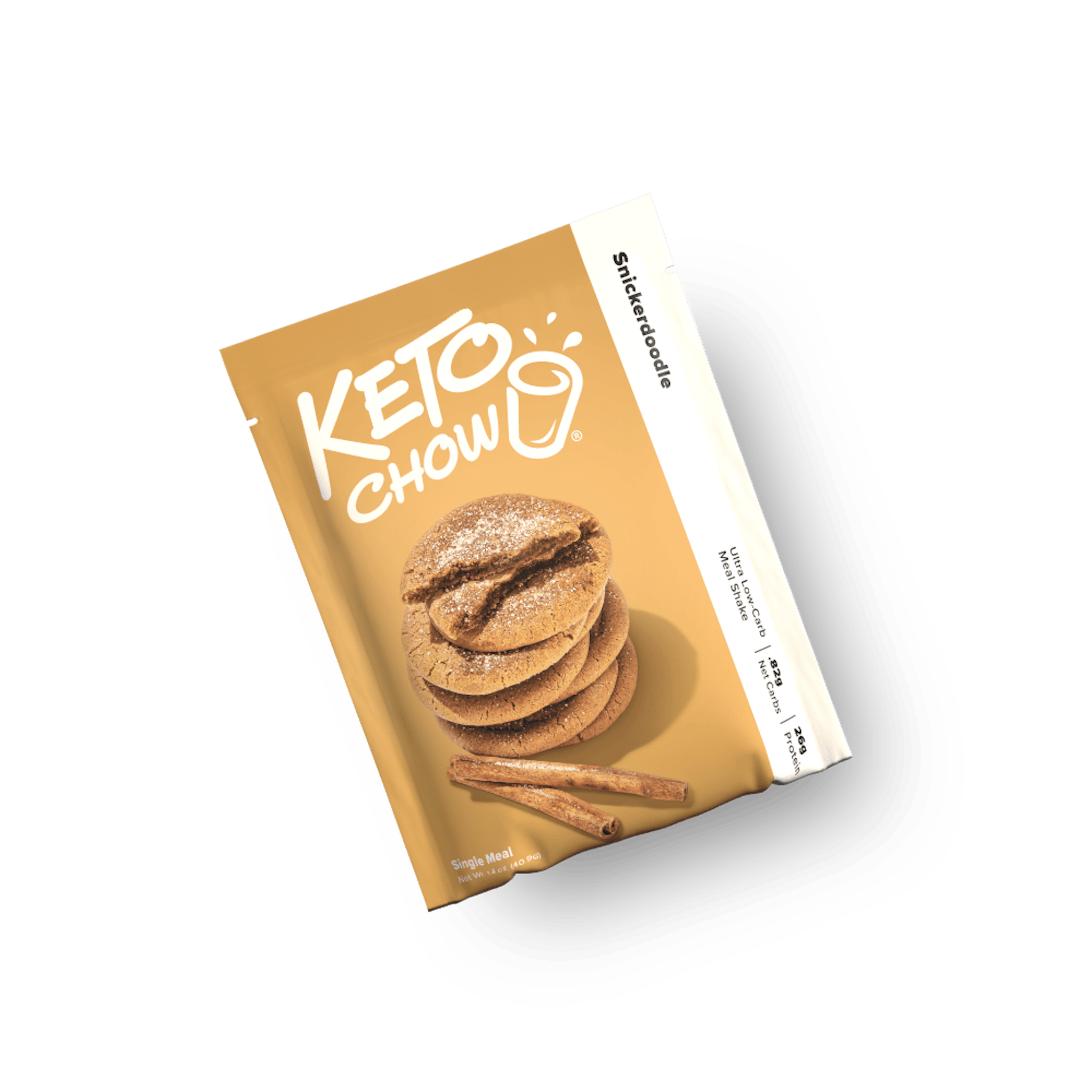 Image of the packaging for Snickerdoodle Keto Chow