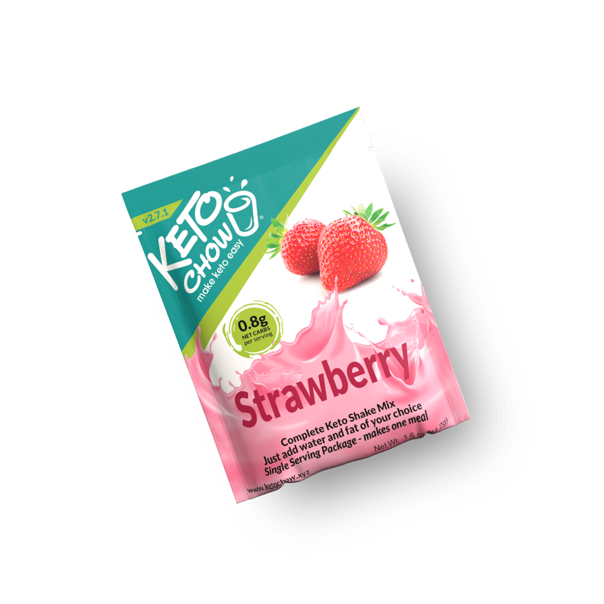 Image of the packaging for Strawberry Keto Chow