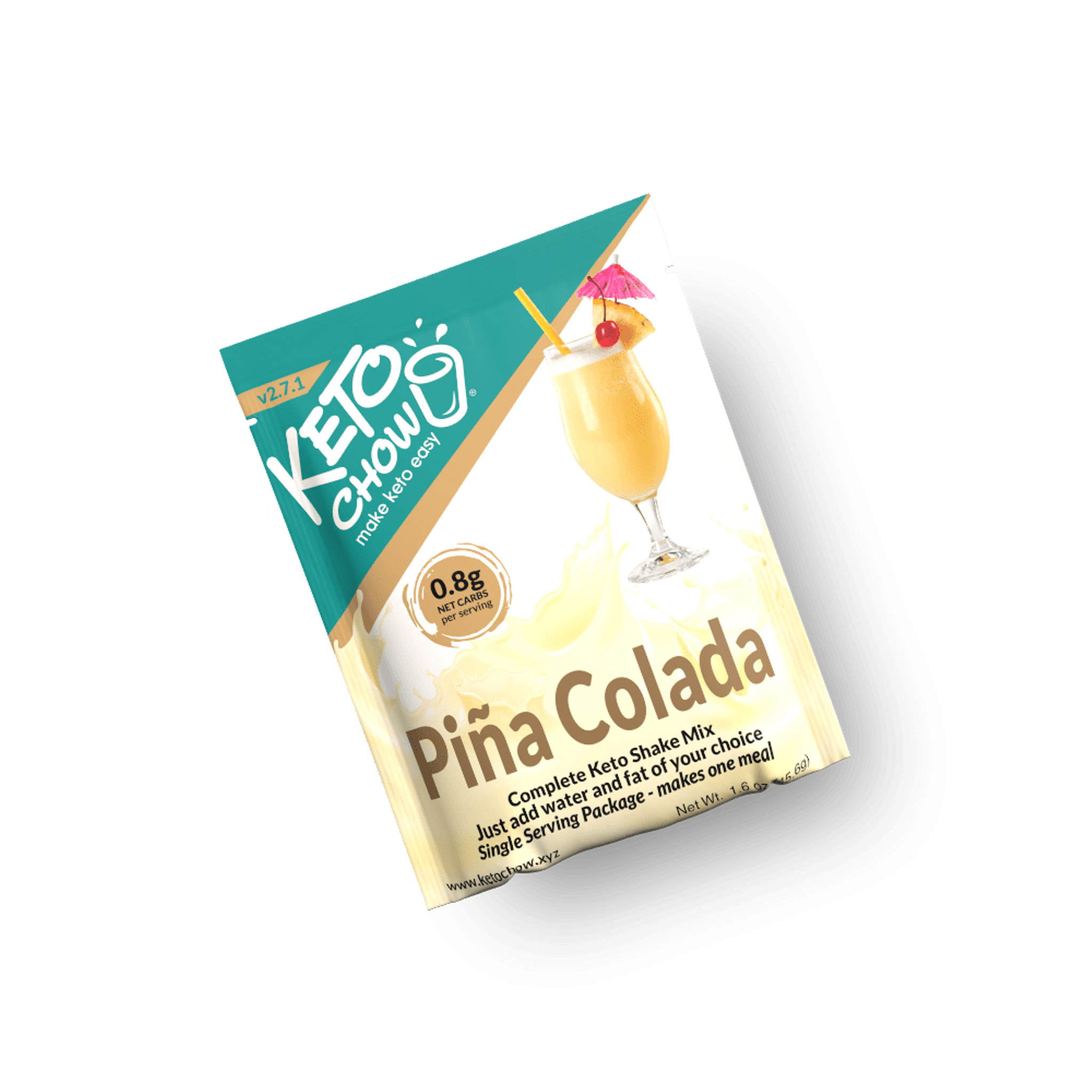 Image of the packaging for Pina Colada Keto Chow