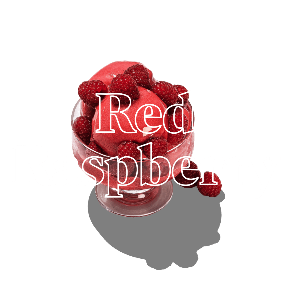 Keto Chow Red Raspberry title with food name sake