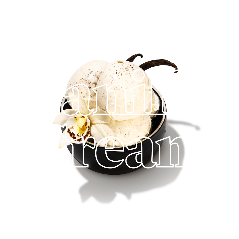 Keto Chow Vanilla Cream title with food name sake