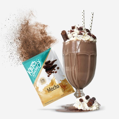 Mocha single packet with shake