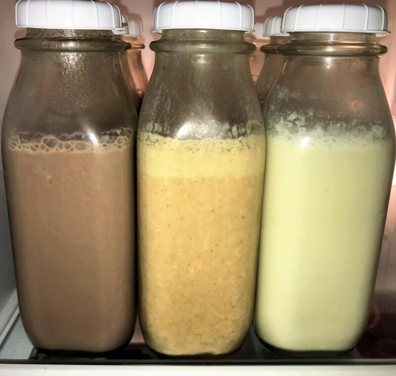 keto chow in fridge