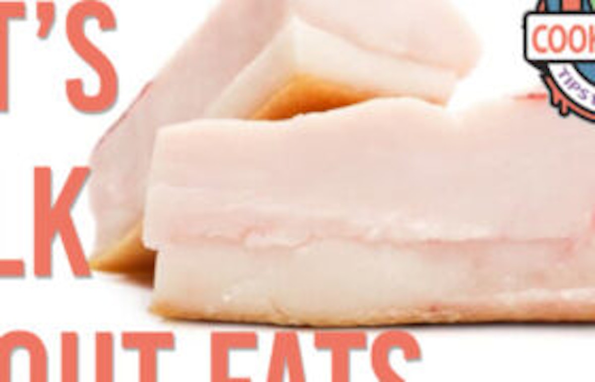 lets talk about fats. cooking tips with taffy