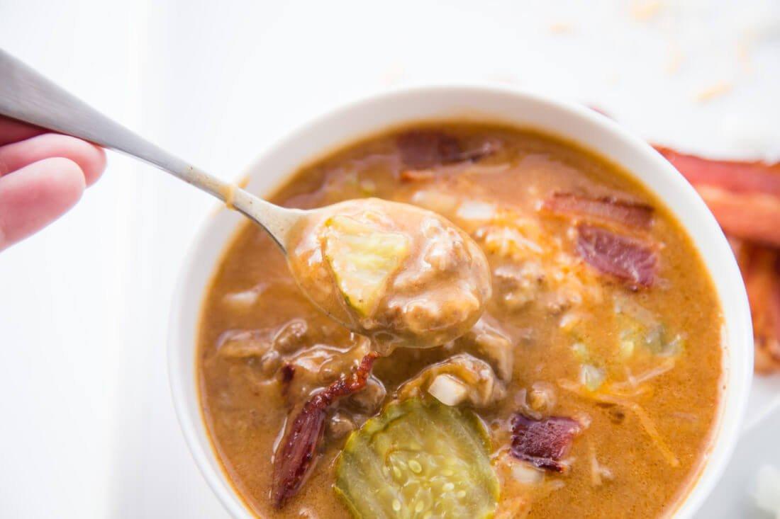 Bacon Cheeseburger Soup