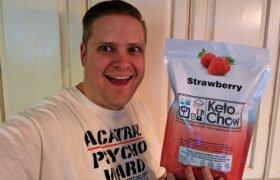 chris and strawberry Keto Chow