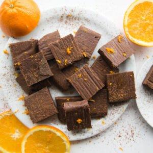 orange chocolate fudge