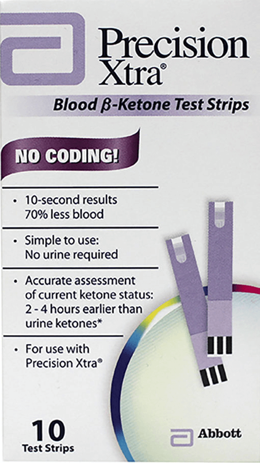 PrecisionXtra blood ketone test strips