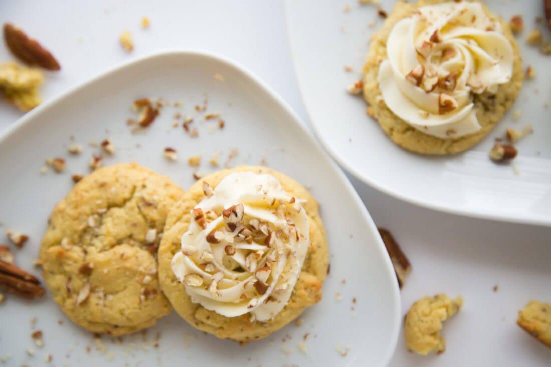 Rum Butter Pecan Cookies