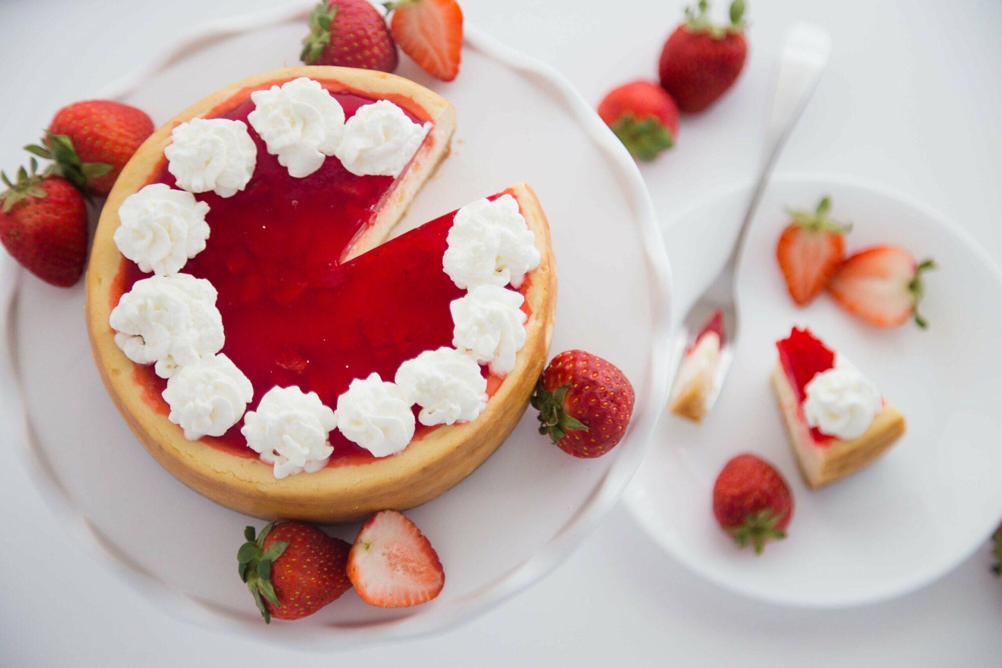 Keto Strawberry Cheesecake