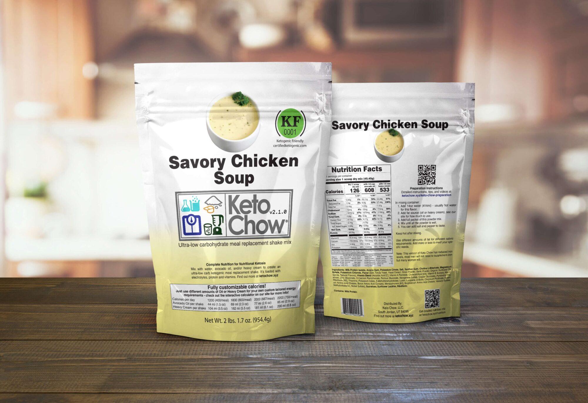 Savory Chicken Soup 21 meal bulk bags