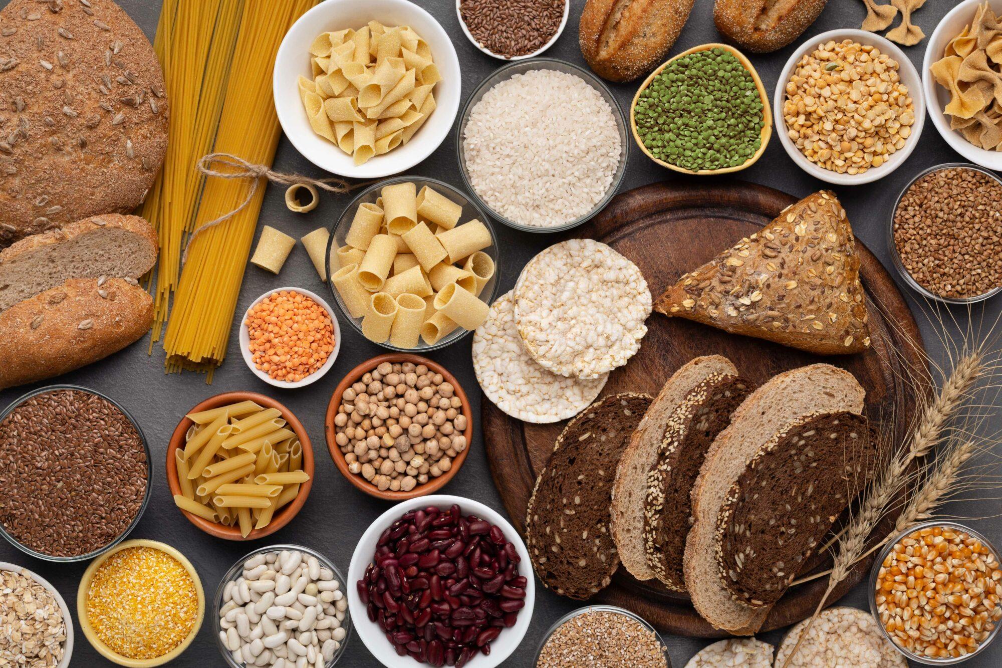 a variety of foods - is gluten free low carb?