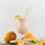 orange mango lassi