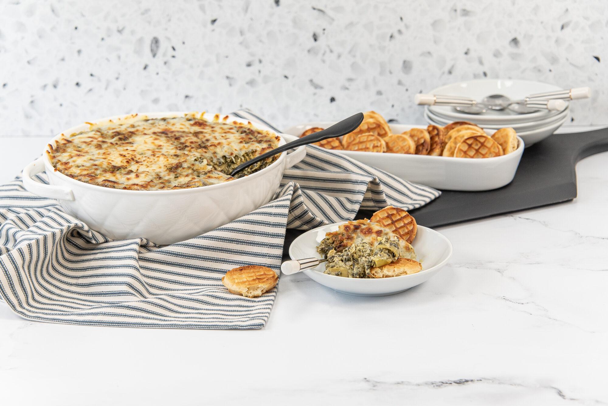 keto spinach artichoke dip