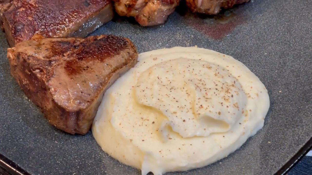 Mashed Cauliflower “Faux-tatoes”