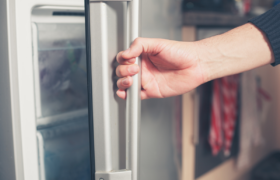 opening the freezer