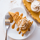 Pumpkin Pie Slice