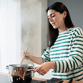 Woman Cooking