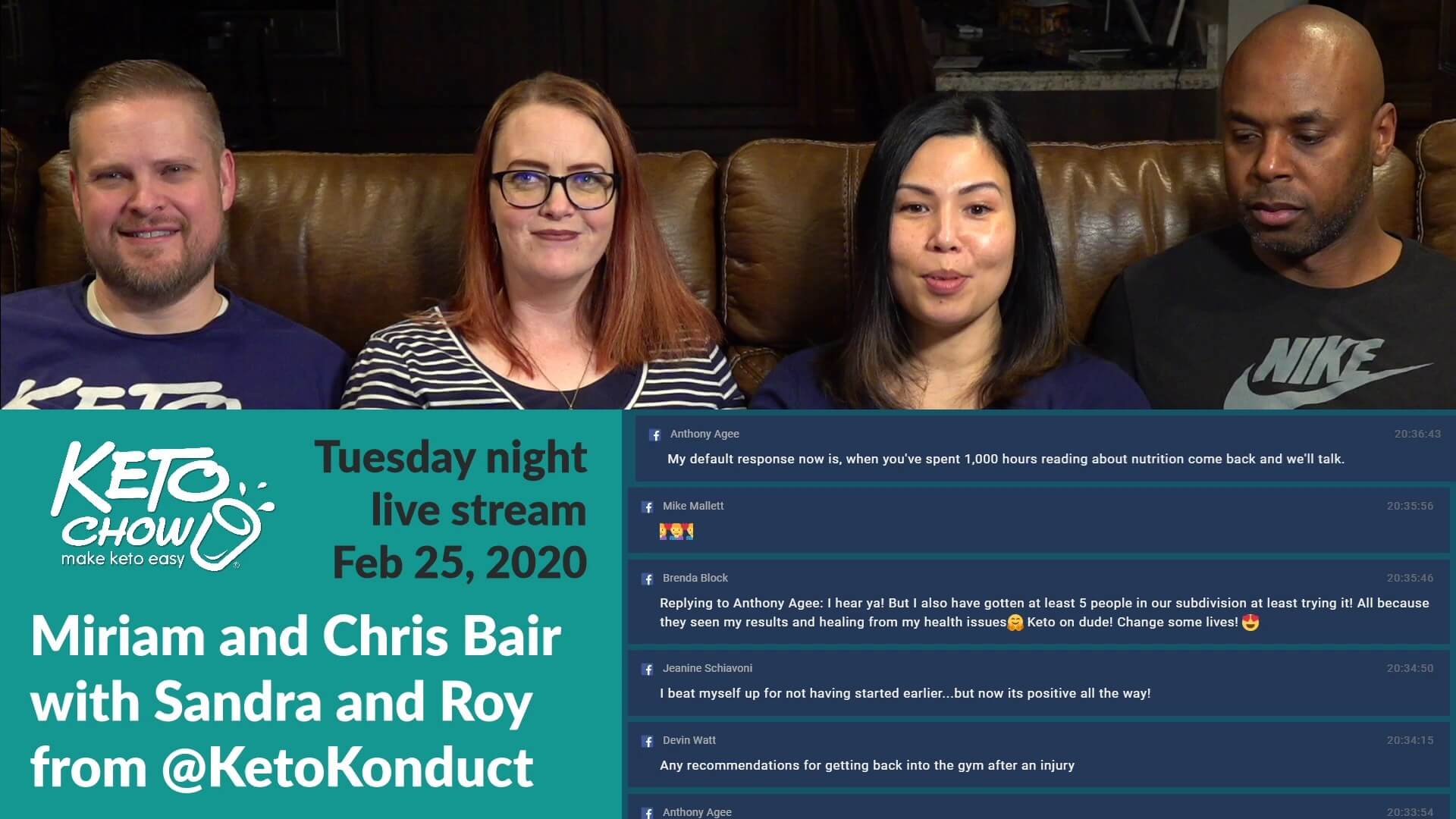 Live Stream with KetoKonduct