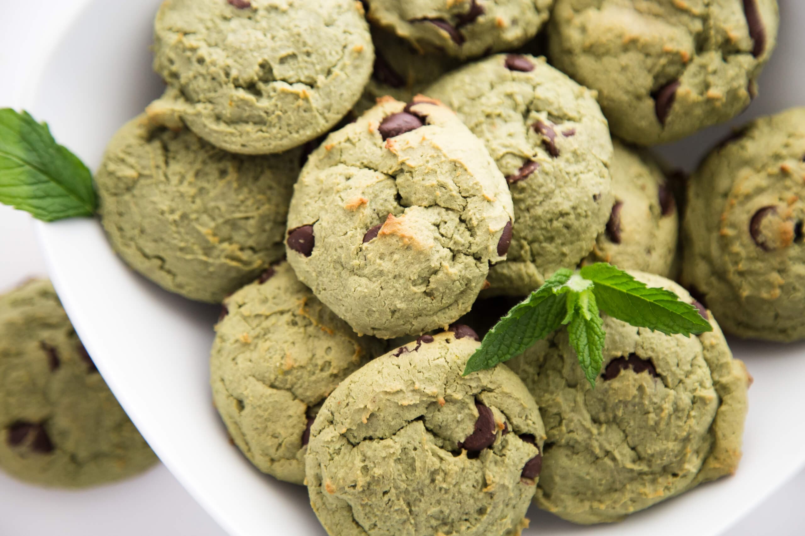 Chocolate Mint Chocolate Chip Cookies