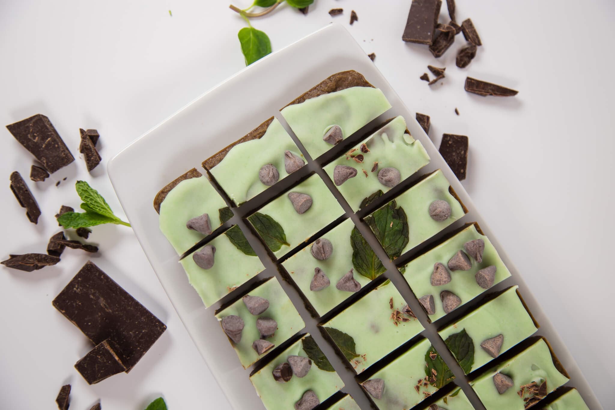 Chocolate Mint Fudge Fat Bombs