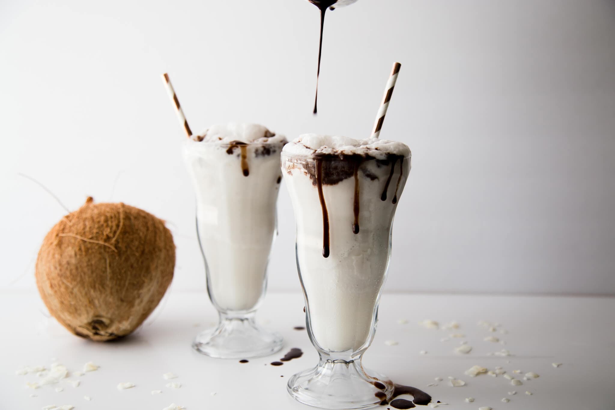 Cookies and Cream Coconut Egg Cream