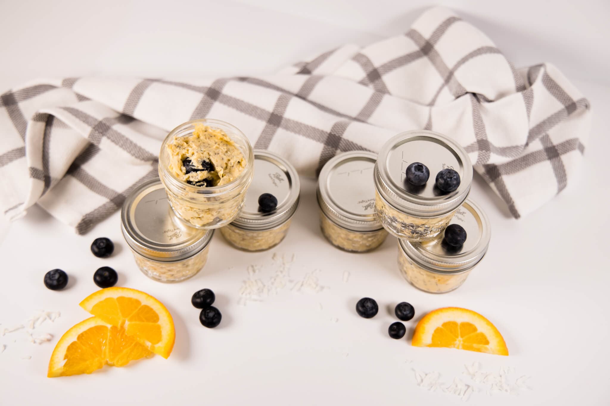 Orange Blueberry Overnight Cereal