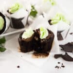 mint chocolate cupcakes
