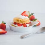 strawberry mug cake