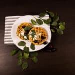 spinach and feta cheese chaffle