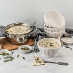 keto chicken and mushroom soup