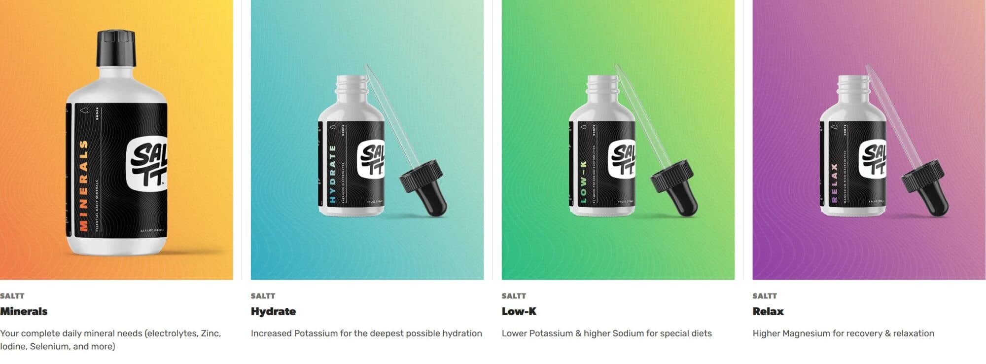 SALTT Drops and Capsules