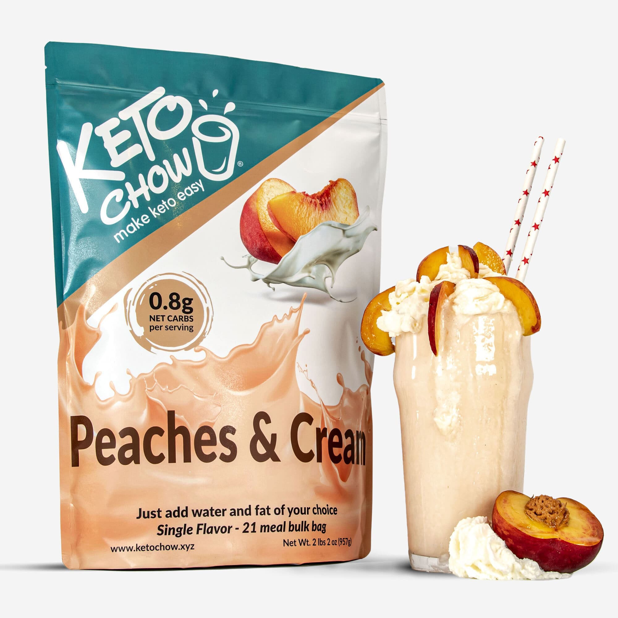 Peaches & Cream Keto Chow