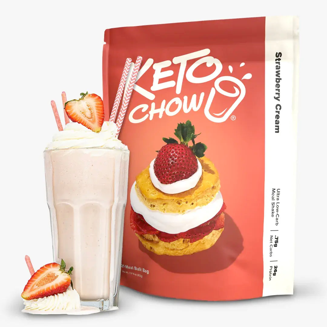 Strawberry Cream Keto Chow 21 meal bag