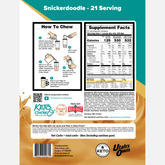 Snickerdoodle 21 meal package back