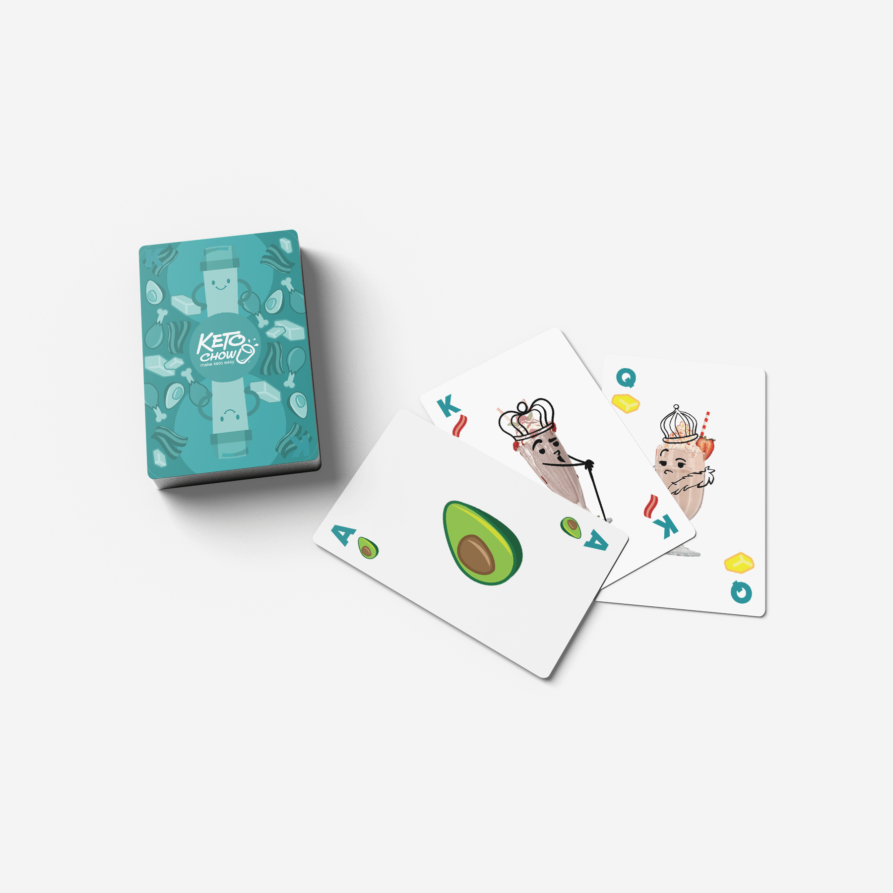 Keto Chow Playing Cards