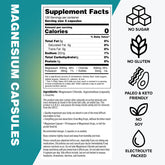 Magnesium Capsules Supplement Facts